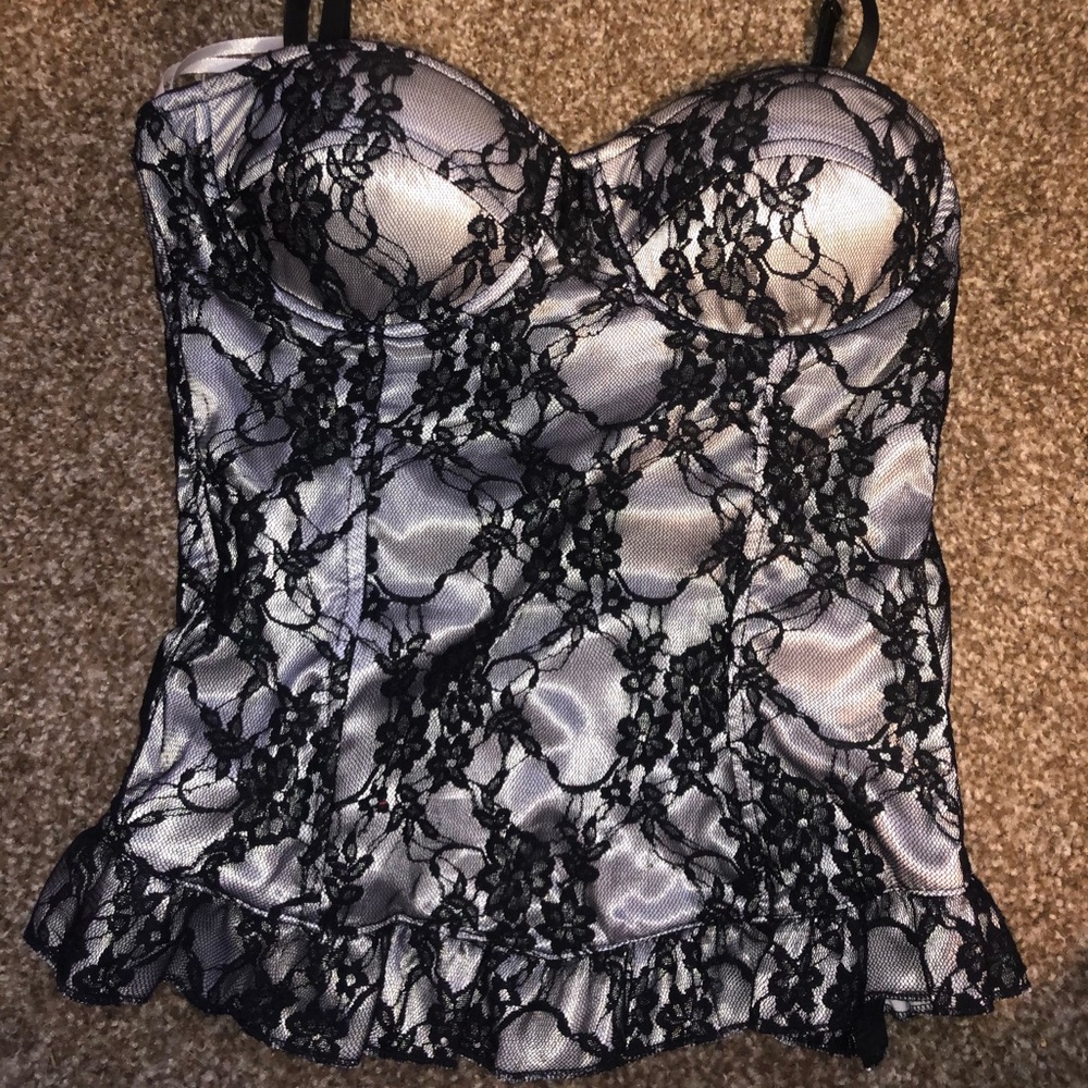small-charlotte russe corset style top